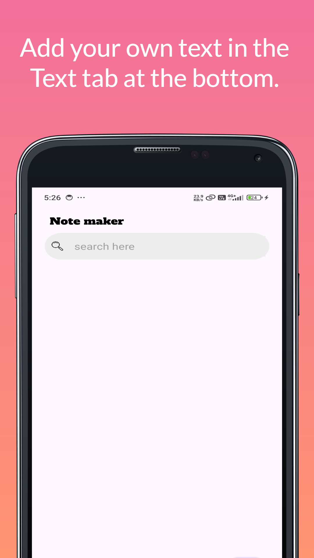 Note Maker | Indus Appstore | Screenshot