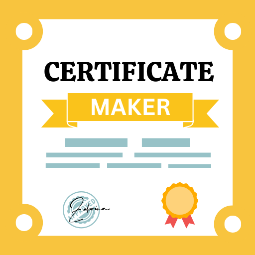 Certificate Maker & Template | Indus Appstore | App Icon