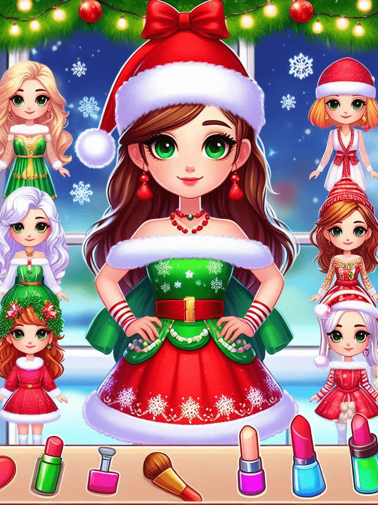 Christmas Dress Up Game For Girls - Christmas Games | Indus Appstore | Screenshot