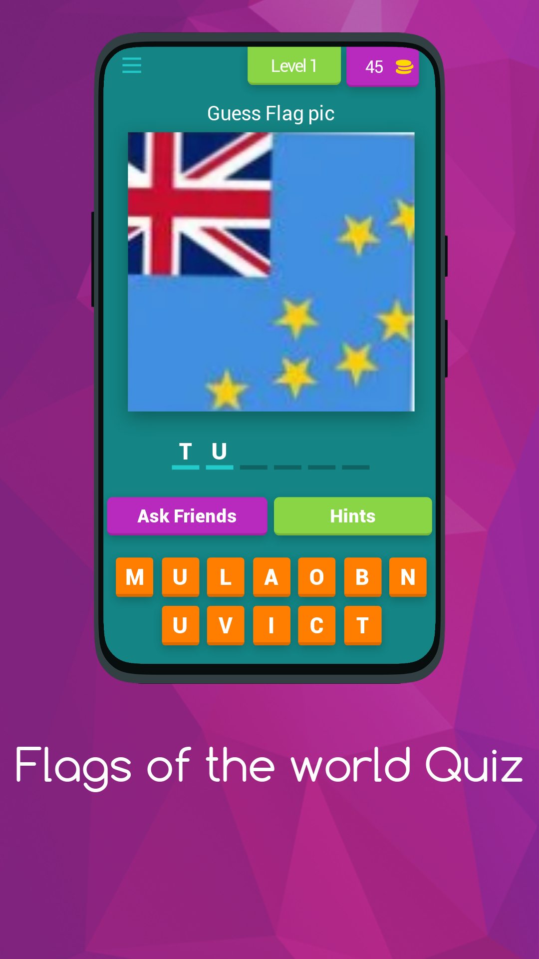 Global Flags Quiz Game | Indus Appstore | Screenshot