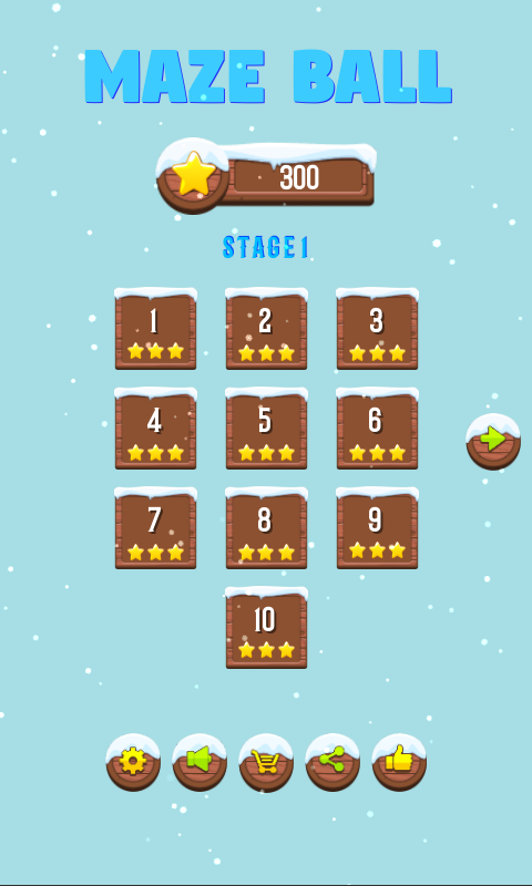 Maze and Snow Ball | Indus Appstore | Screenshot