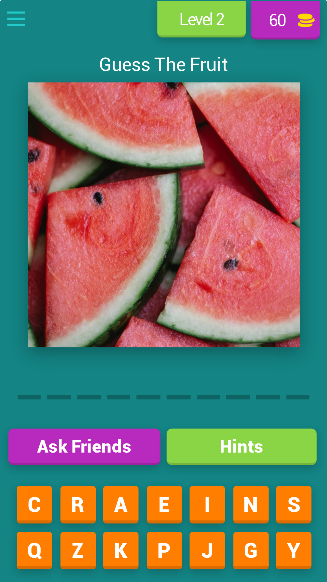 Guess The Fruits | Indus Appstore | Screenshot