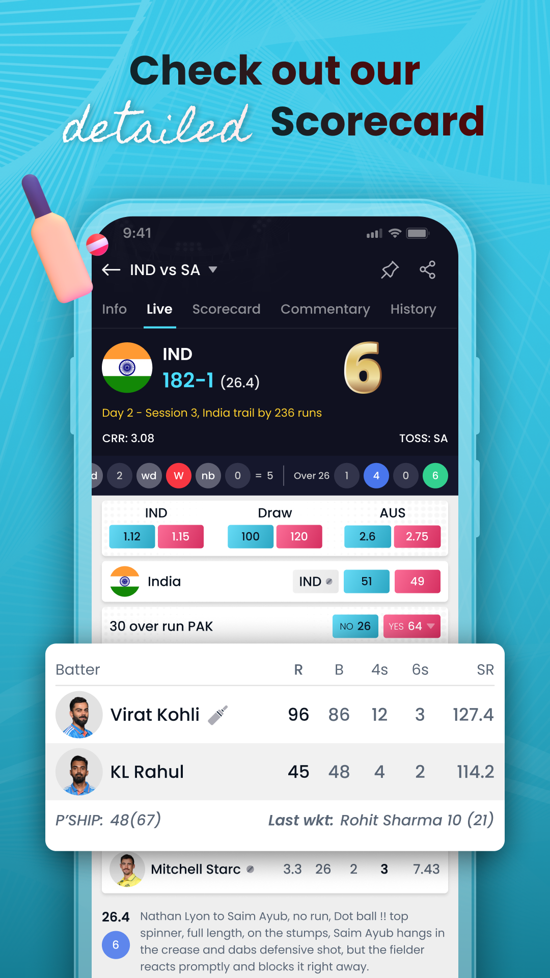 Cricket Line X: Fast Live Line | Indus Appstore | Screenshot