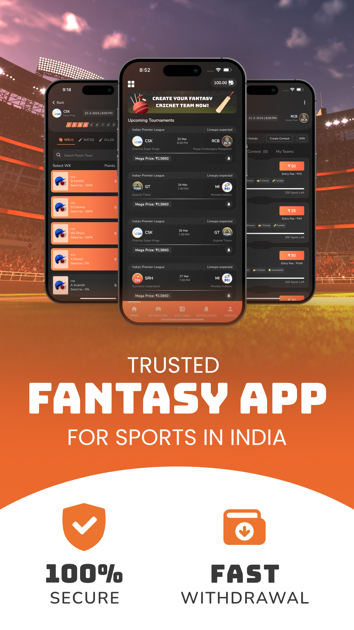 Six Dreams : Fantasy Sports App | Indus Appstore | Screenshot