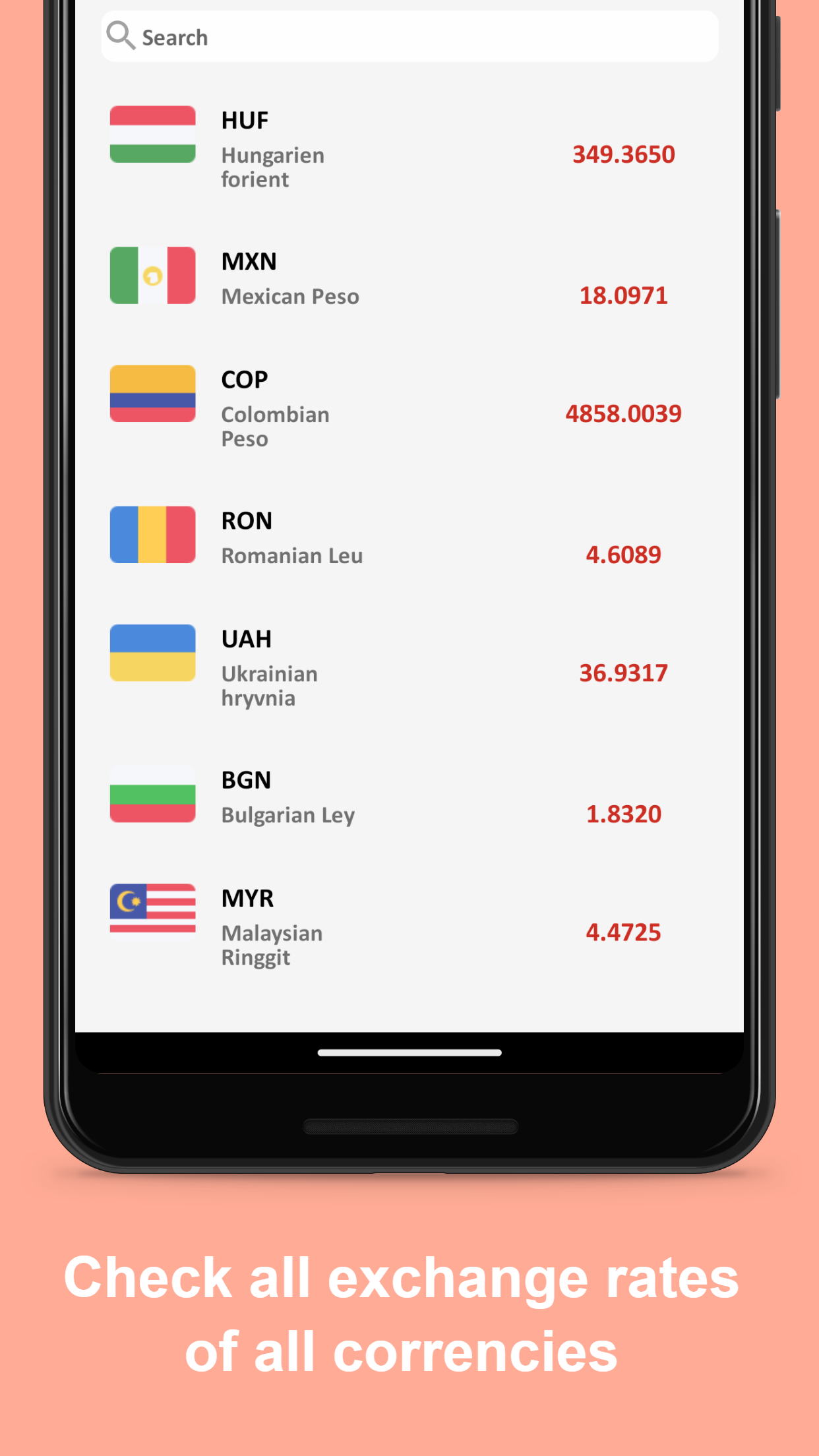 US dollar to Moldovan leu | Indus Appstore | Screenshot