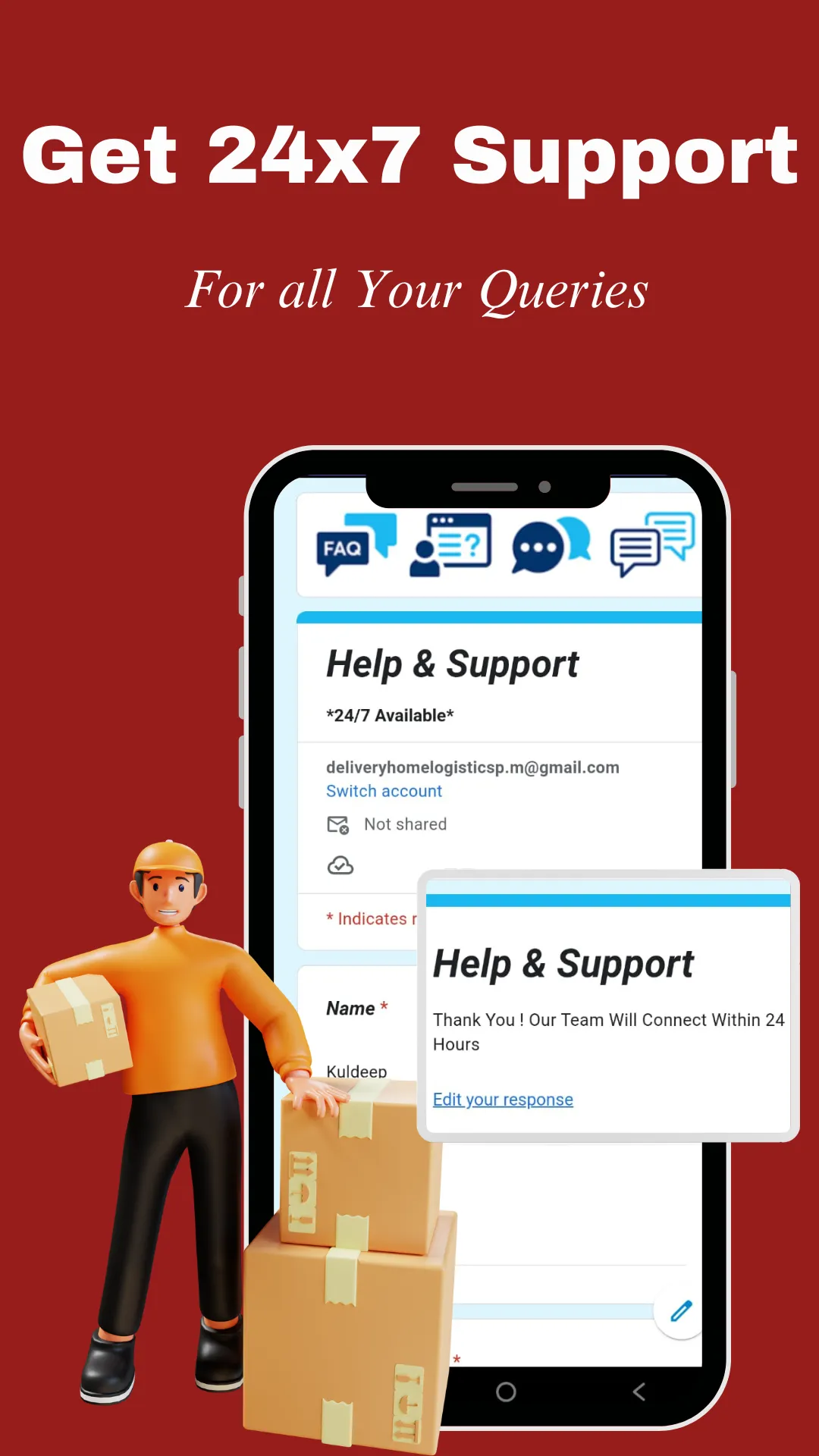 Delivery Courier - Booking | Indus Appstore | Screenshot