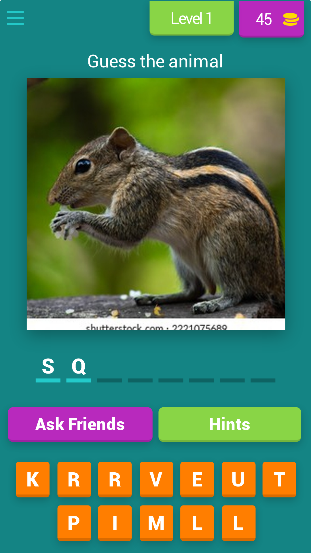 Animal guess the pic words | Indus Appstore | Screenshot