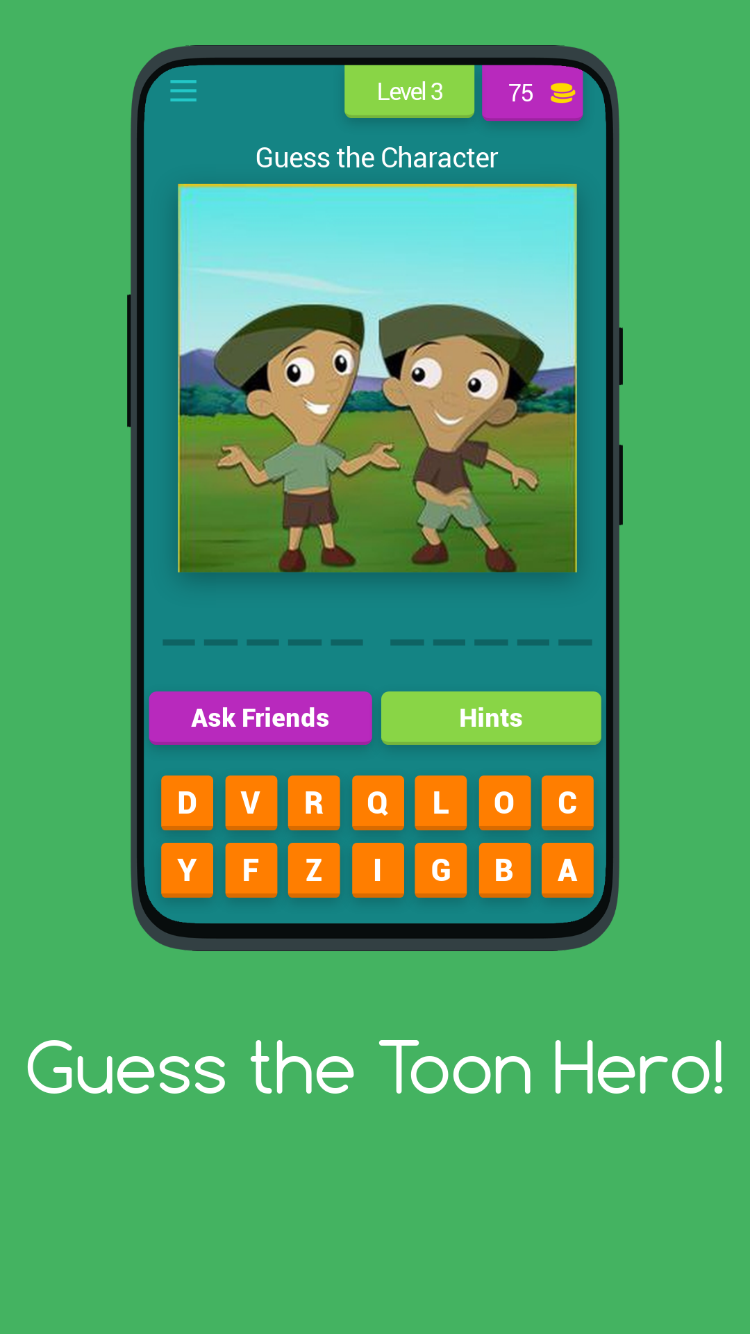 Toon Hero Trivia Quiz Challenge | Indus Appstore | Screenshot