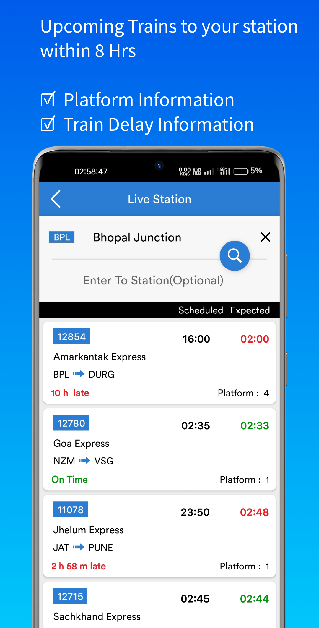 Track My Train - Live Status | Indus Appstore | Screenshot