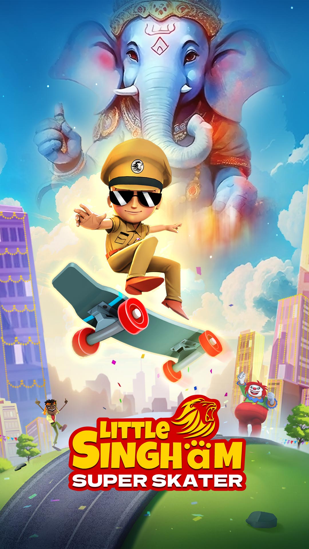 Little Singham Super Skater | Indus Appstore | Screenshot