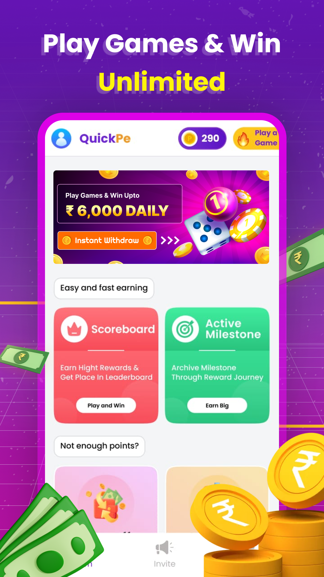 QuickPe : Instant UPI Cash | Indus Appstore | Screenshot