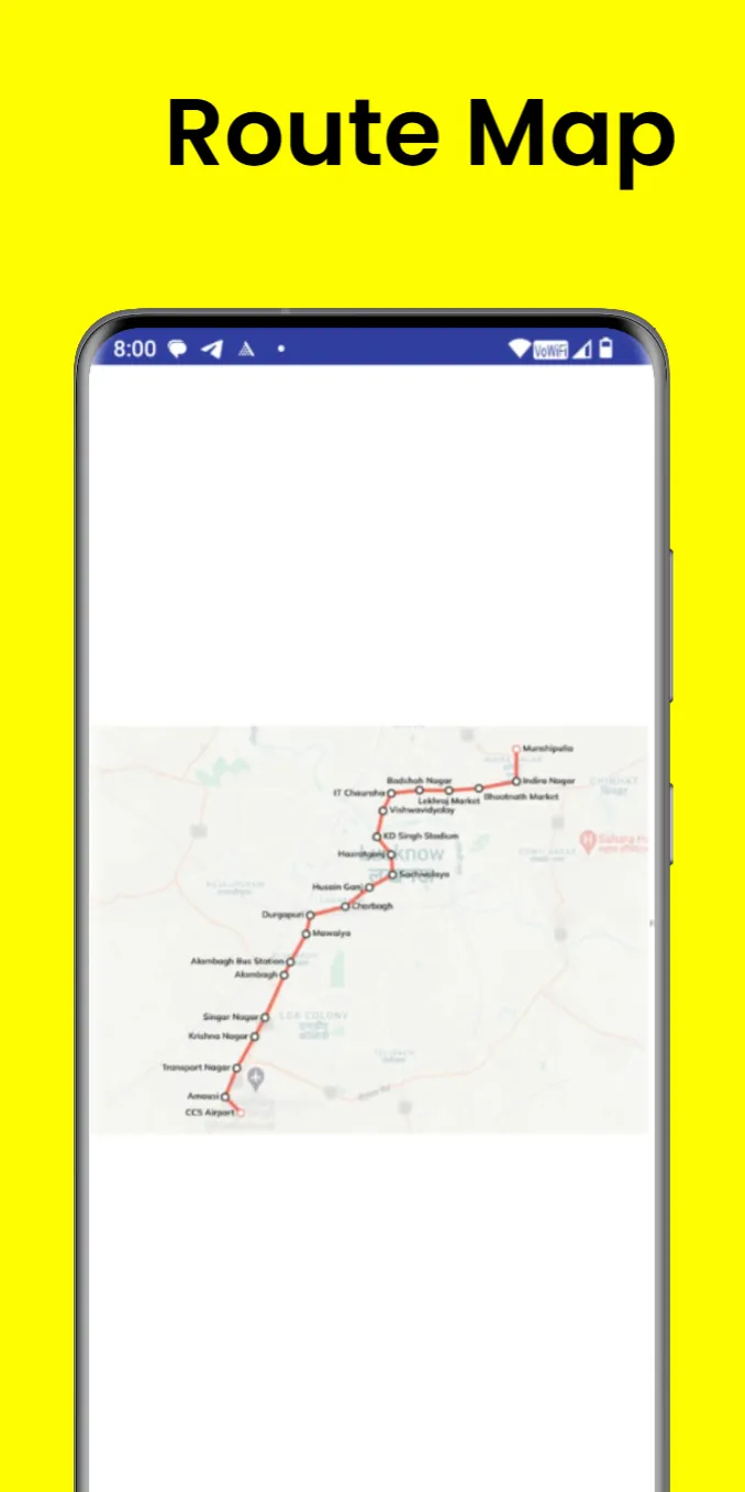 Lucknow Metro : Find Route Details, Visual Route, Map , fare, travel time and Distance | Indus Appstore | Screenshot