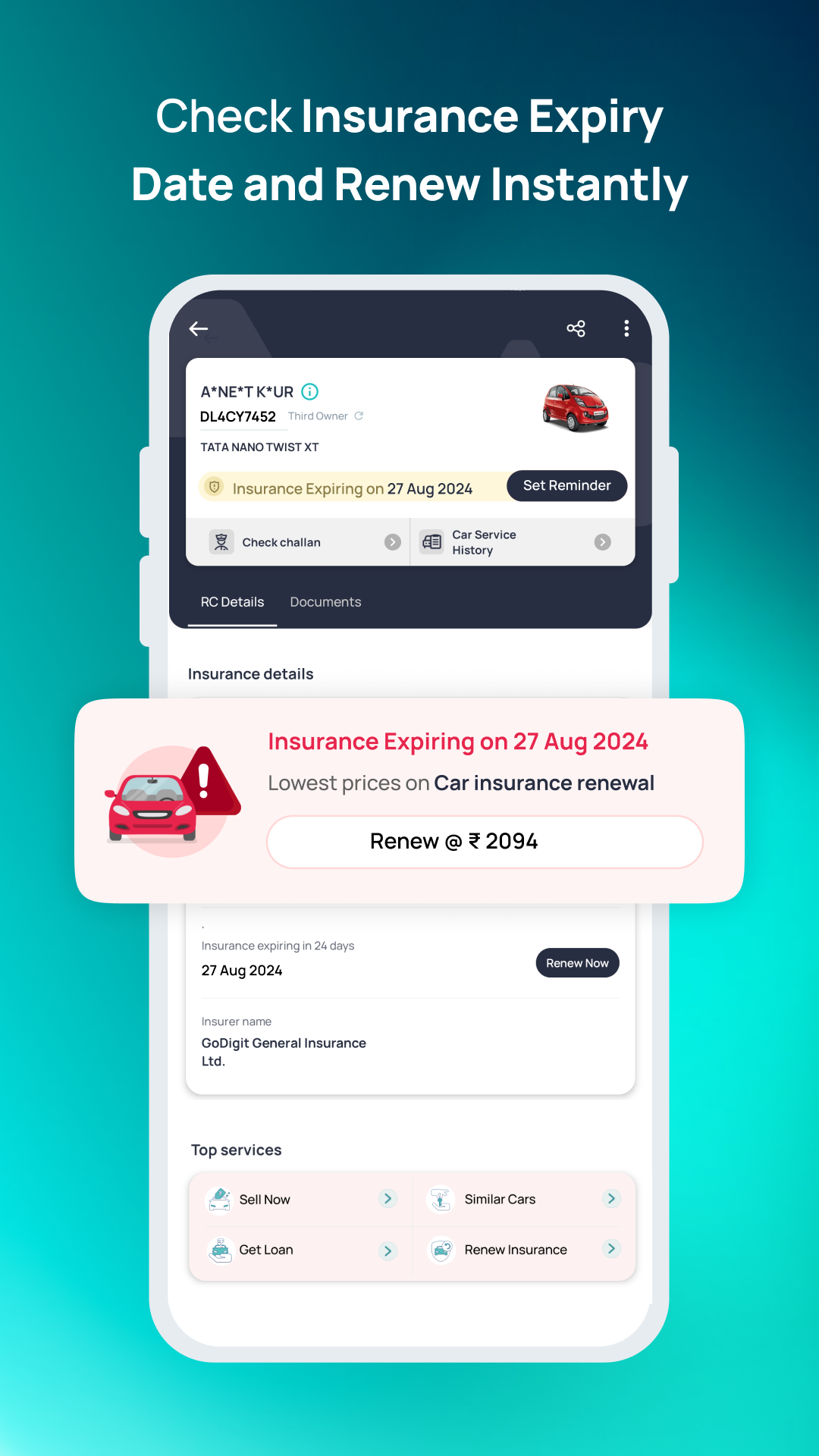 Carinfo | Indus Appstore | Screenshot