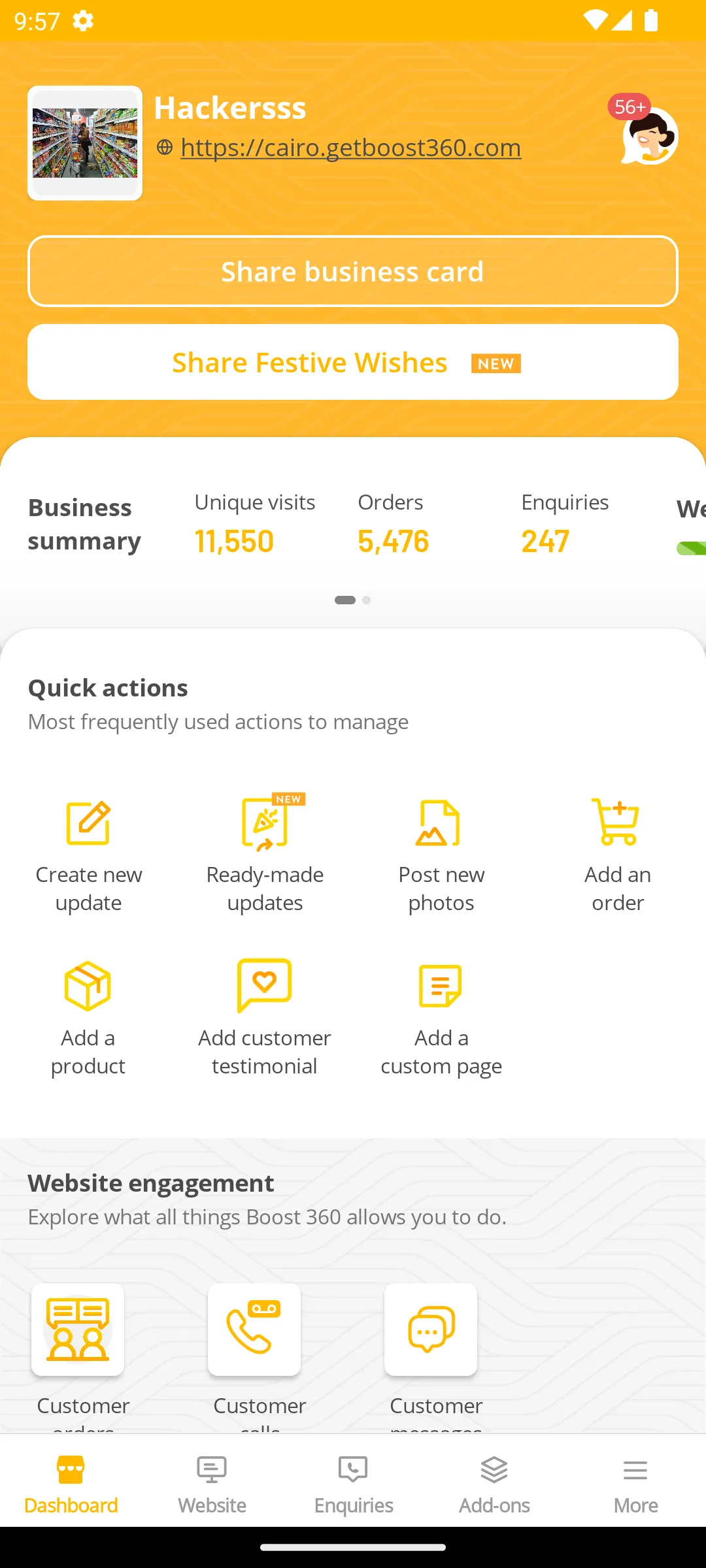 Boost 360: Create a Website | Indus Appstore | Screenshot