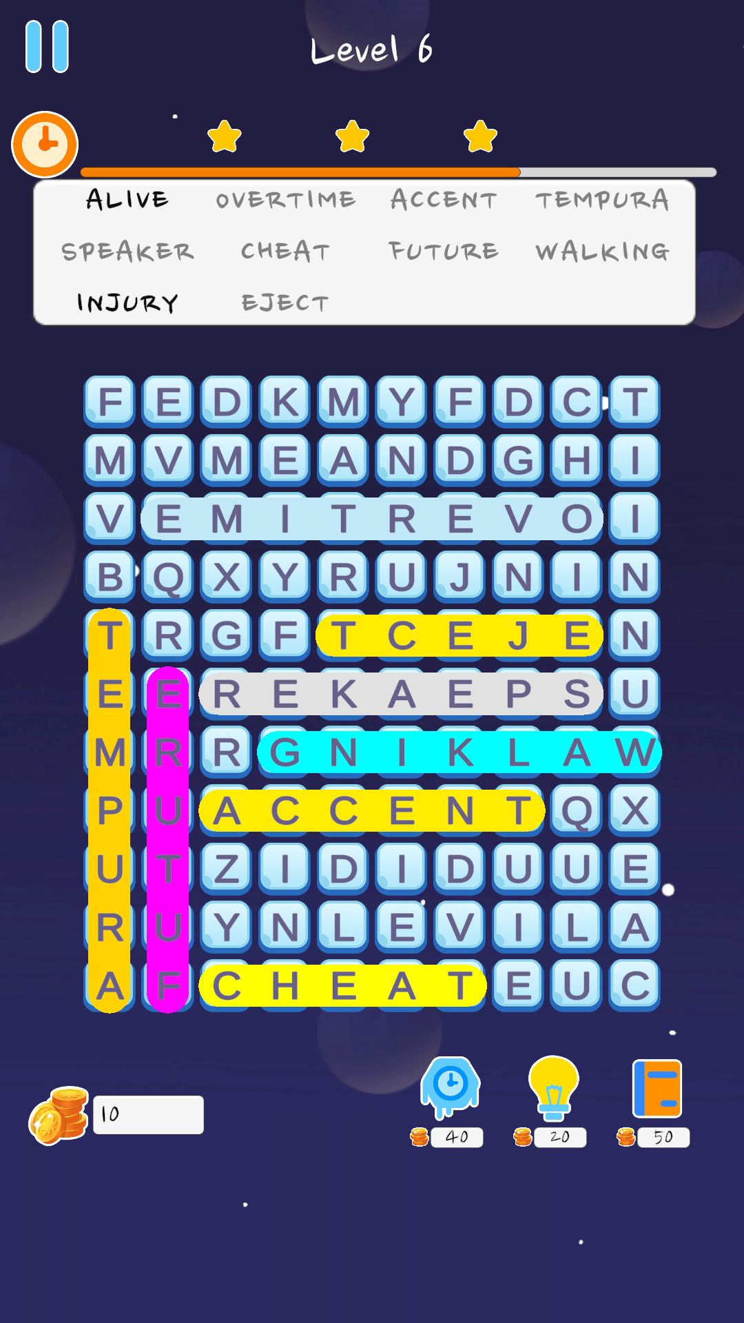 Phanis Word Search | Indus Appstore | Screenshot