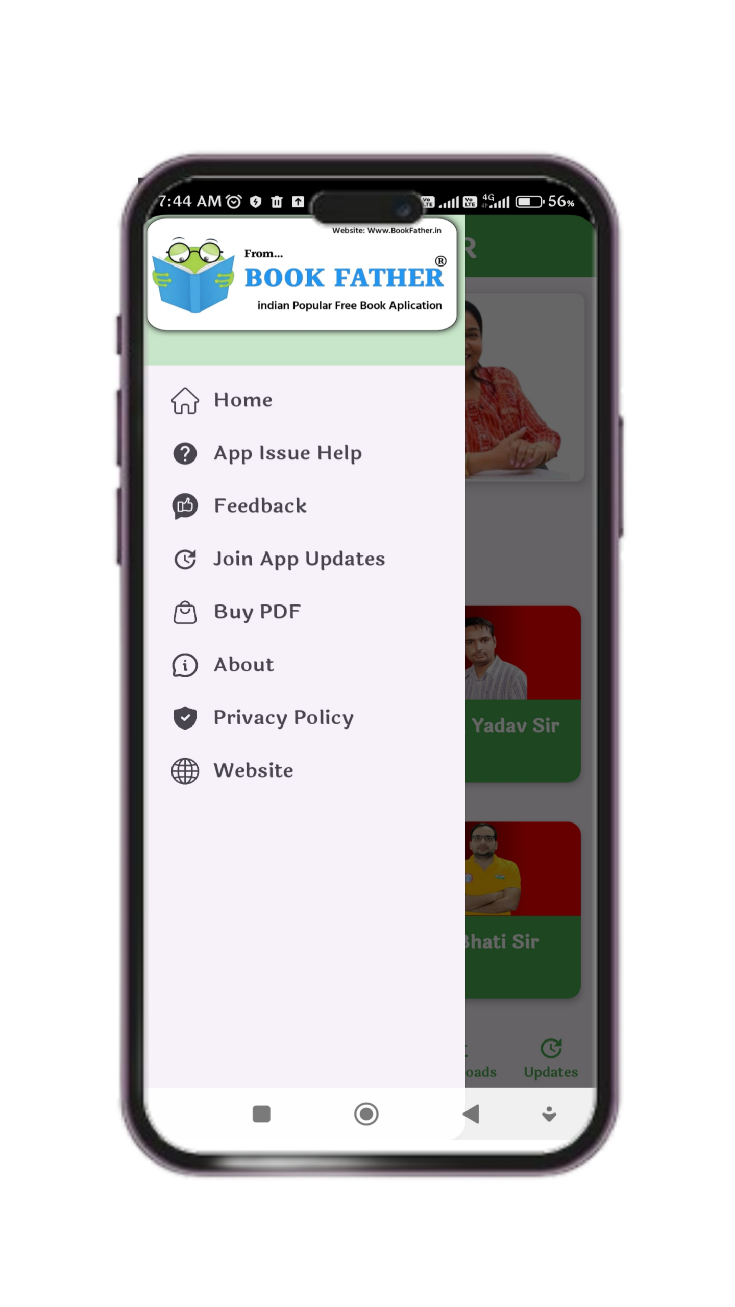 Book Father - No Cost Govt Exam Preparation Book | Indus Appstore | Screenshot