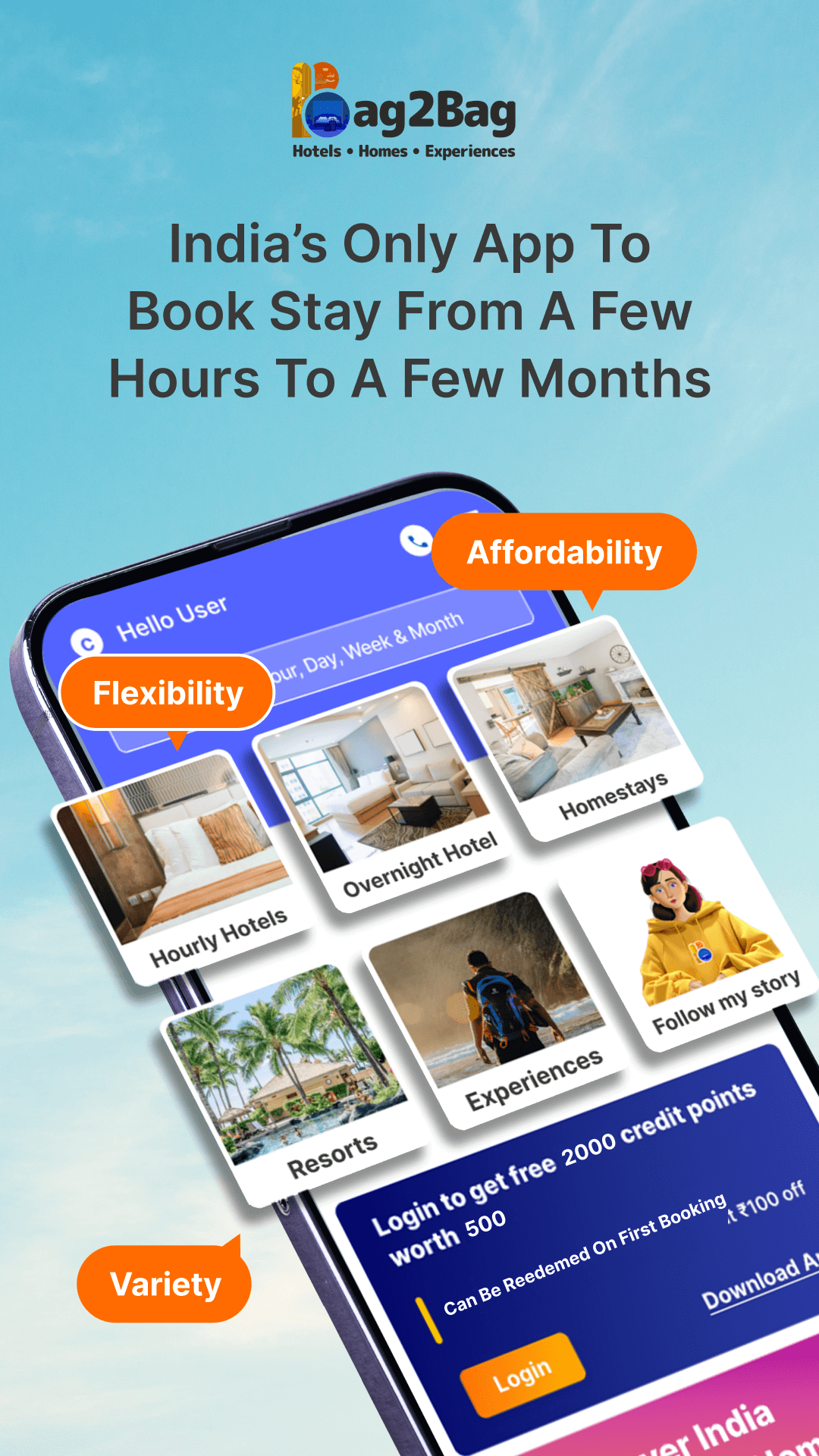 Bag2Bag Hotel Booking App | Indus Appstore | Screenshot