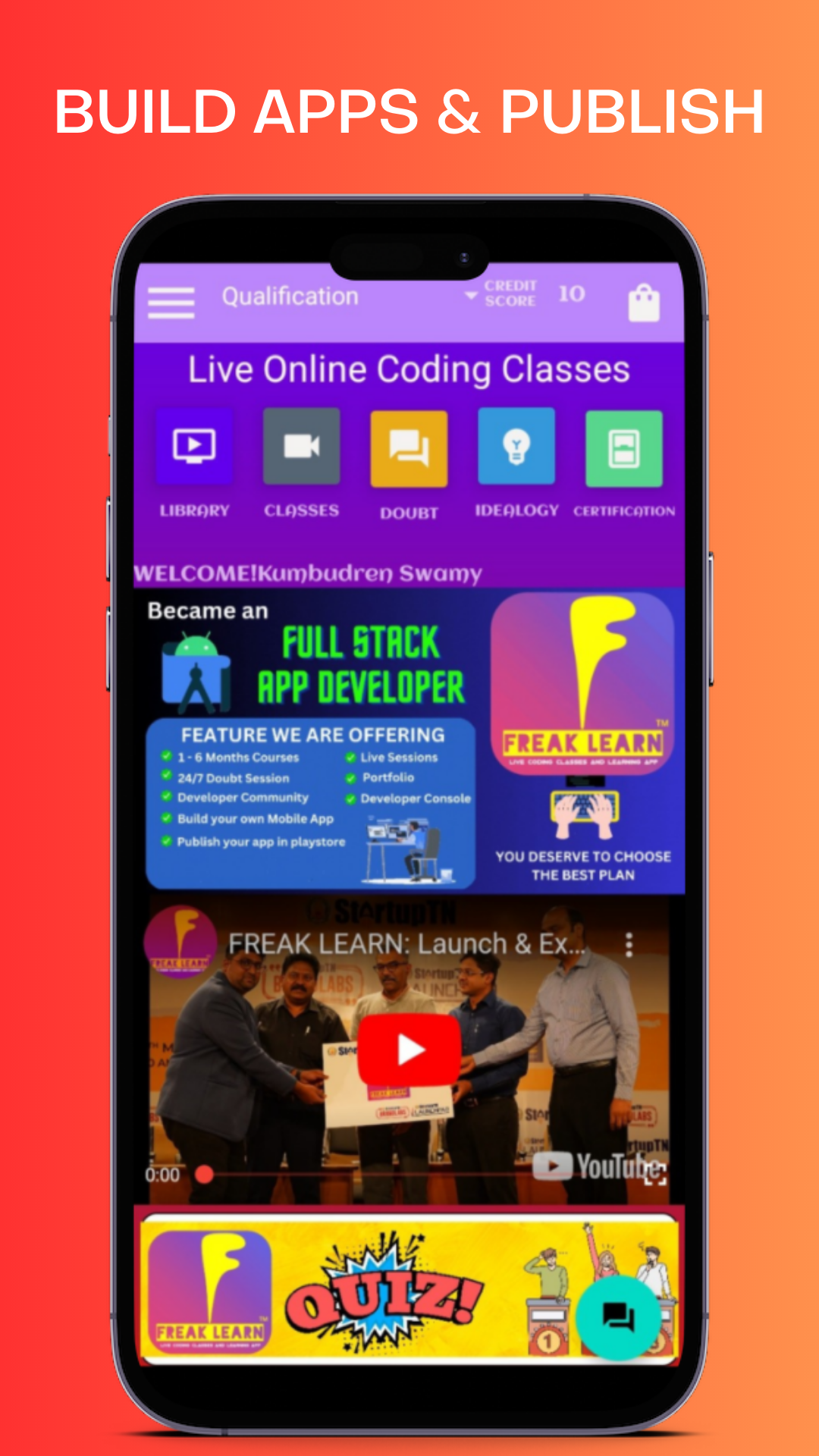 FREAK LEARN: AI-based Learning App | Indus Appstore | Screenshot