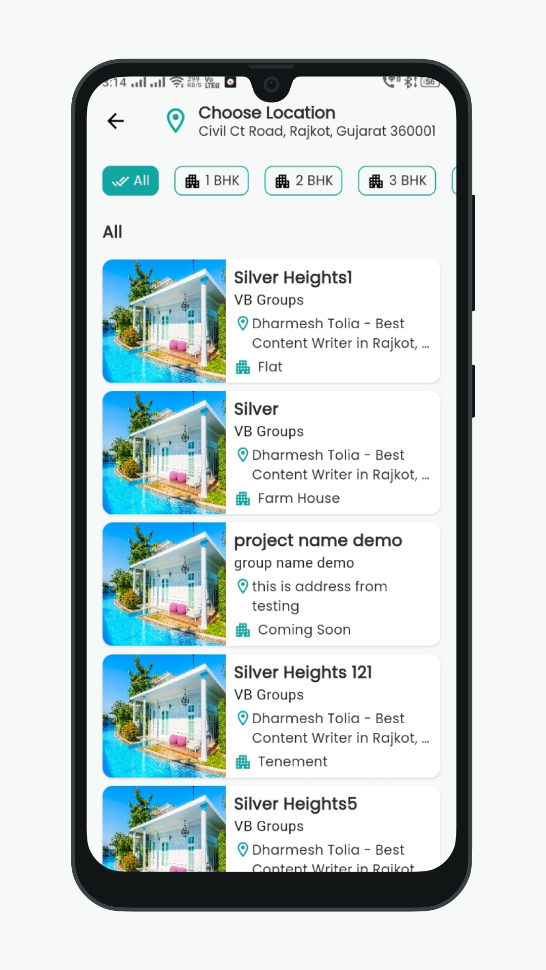 Rajkot Property Bazaar | Indus Appstore | Screenshot