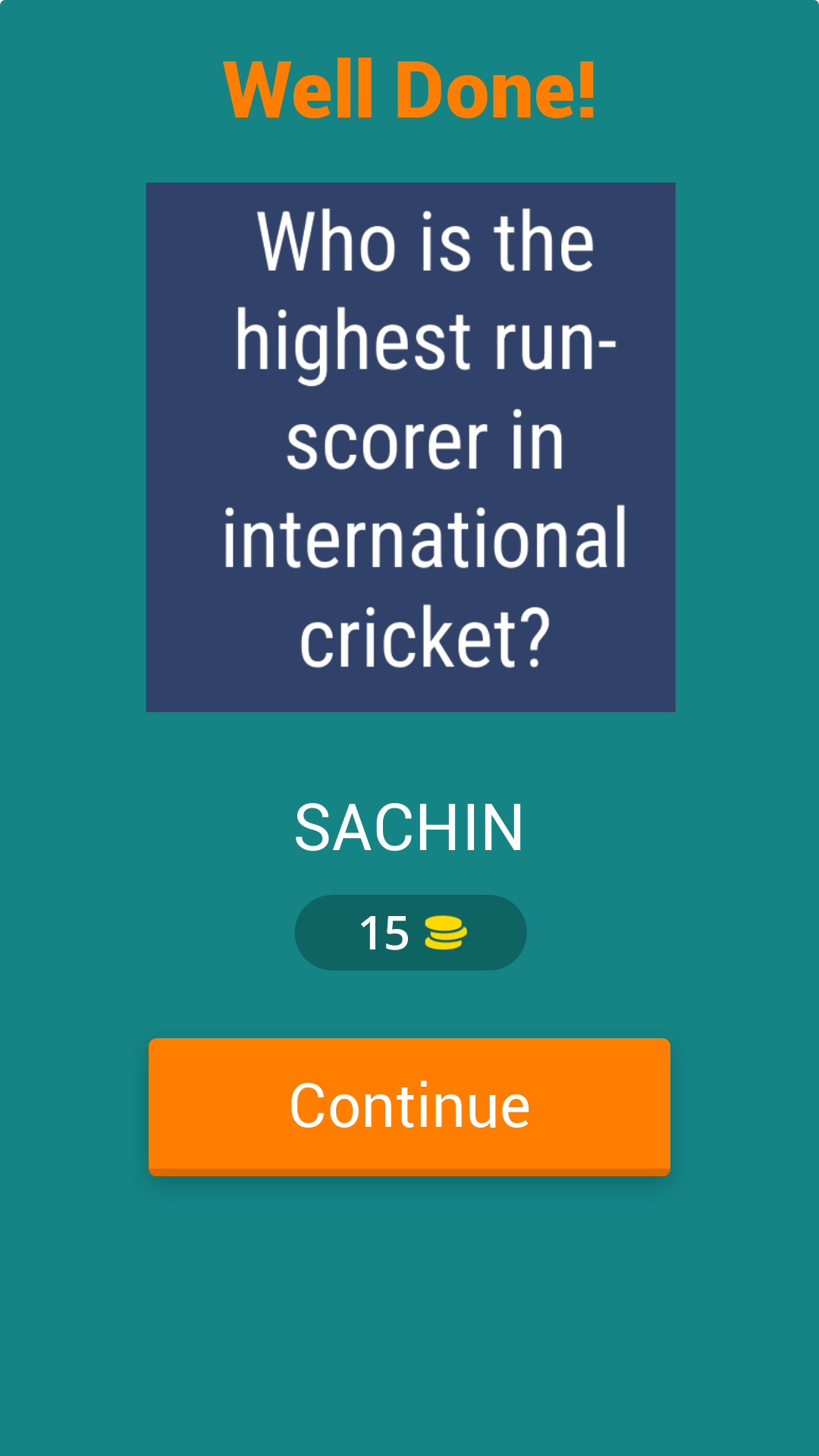 Indian Cricket Quiz Challenge | Indus Appstore | Screenshot