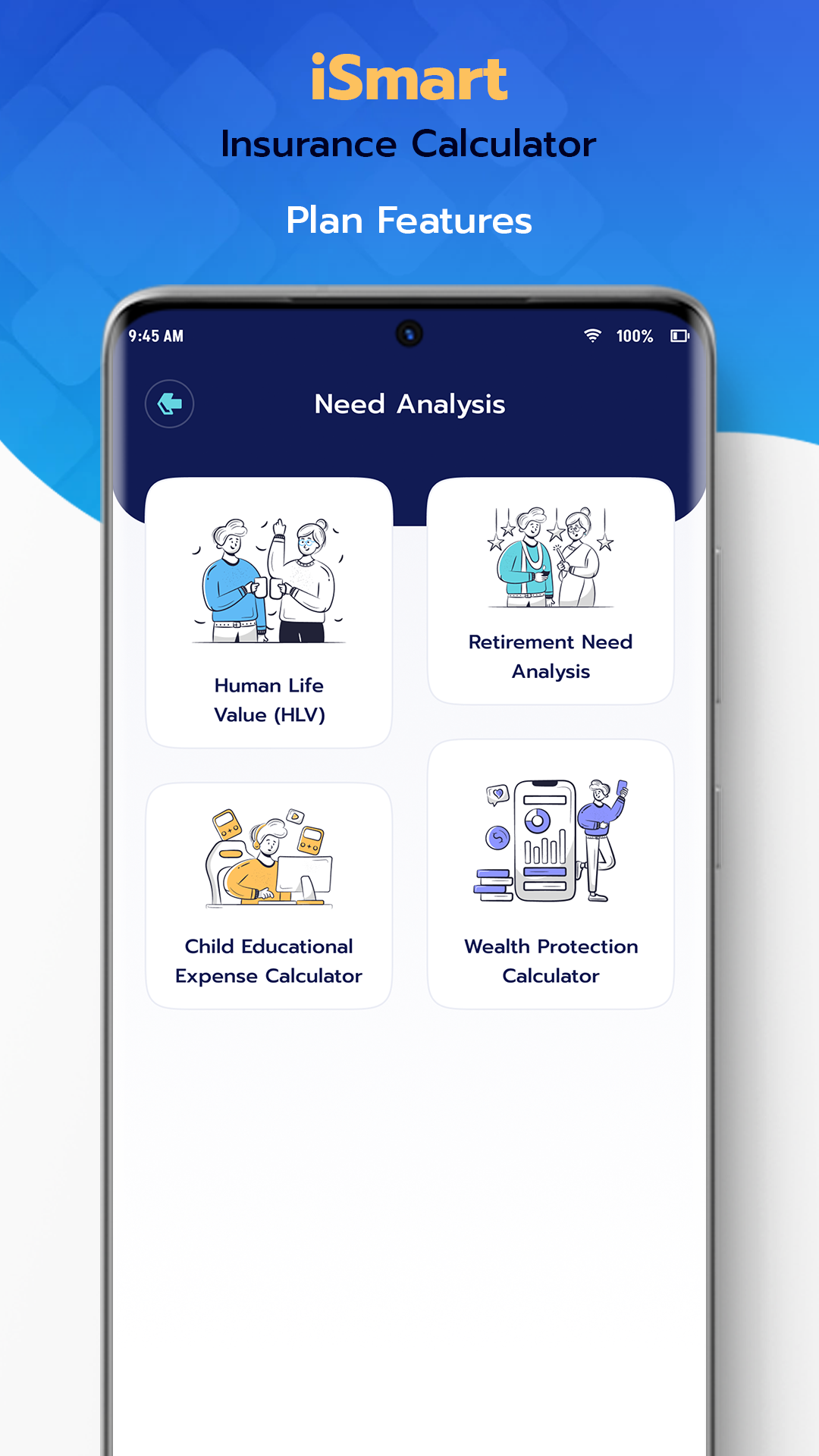 iSmart - Insurance Calculator | Indus Appstore | Screenshot