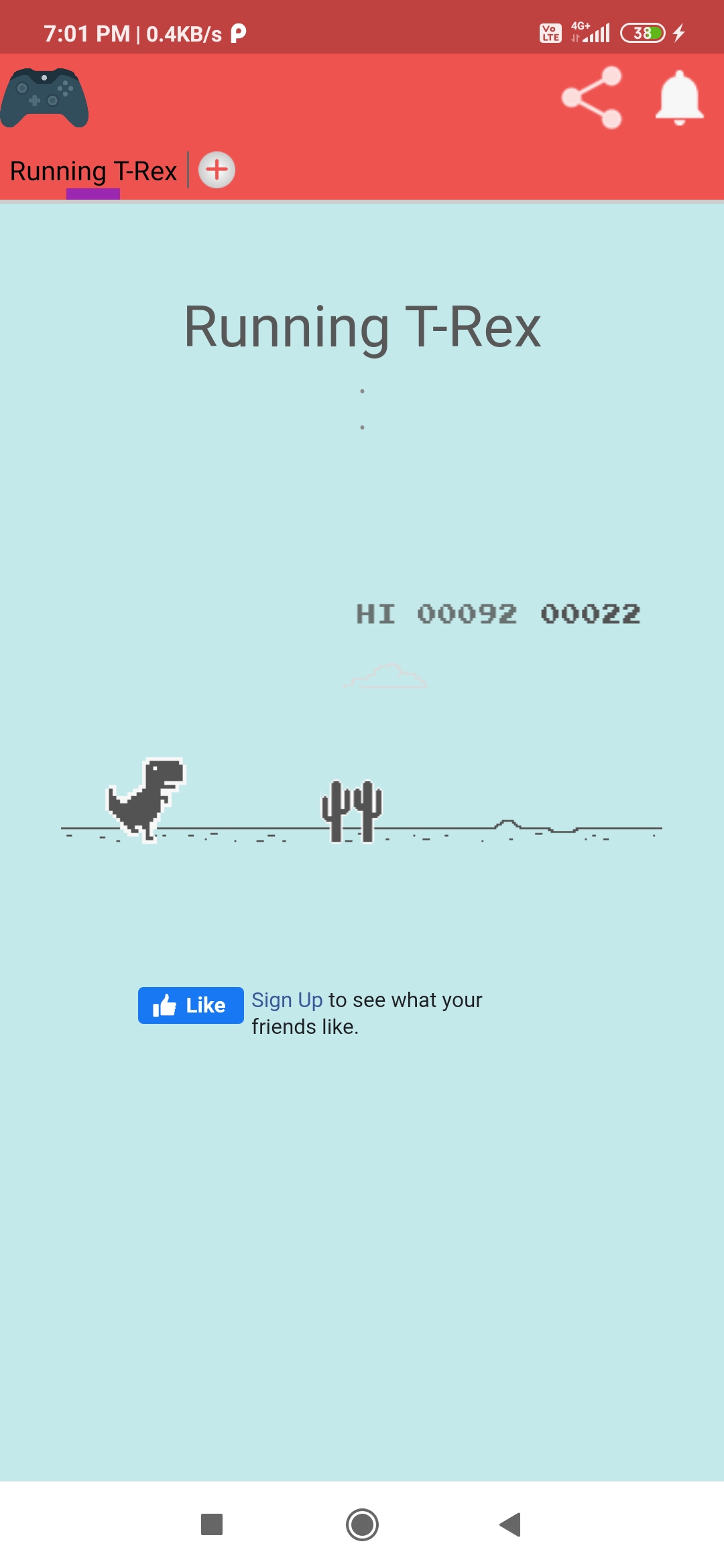 Running T-Rex | Indus Appstore | Screenshot