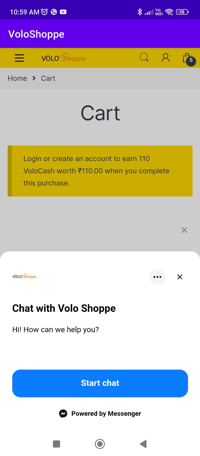 VoloShoppe | Indus Appstore | Screenshot