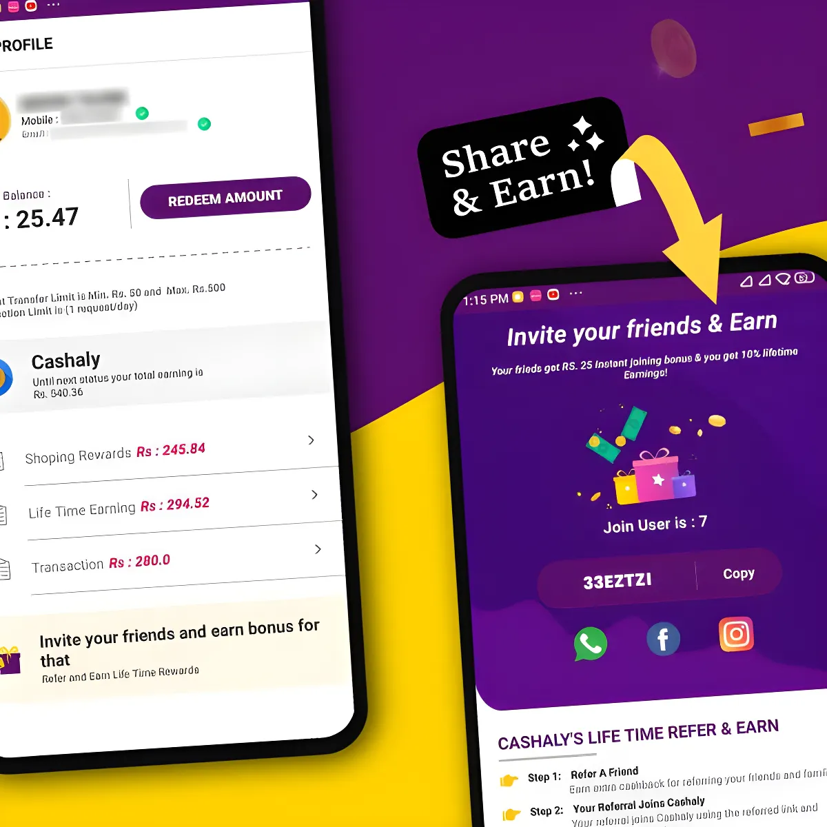 Cashaly: Cashback & Coupons | Indus Appstore | Screenshot