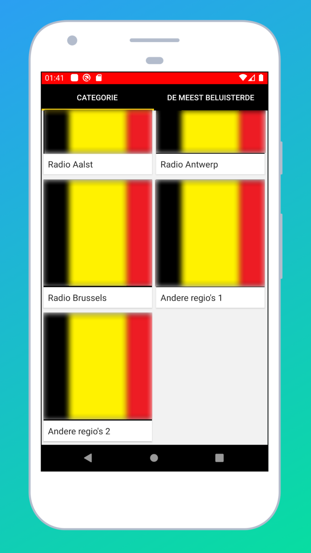 Radio Belgium + Radio Online | Indus Appstore | Screenshot