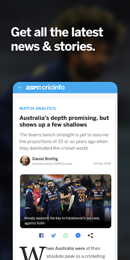 ESPNcricinfo - Live Cricket | Indus Appstore | Screenshot