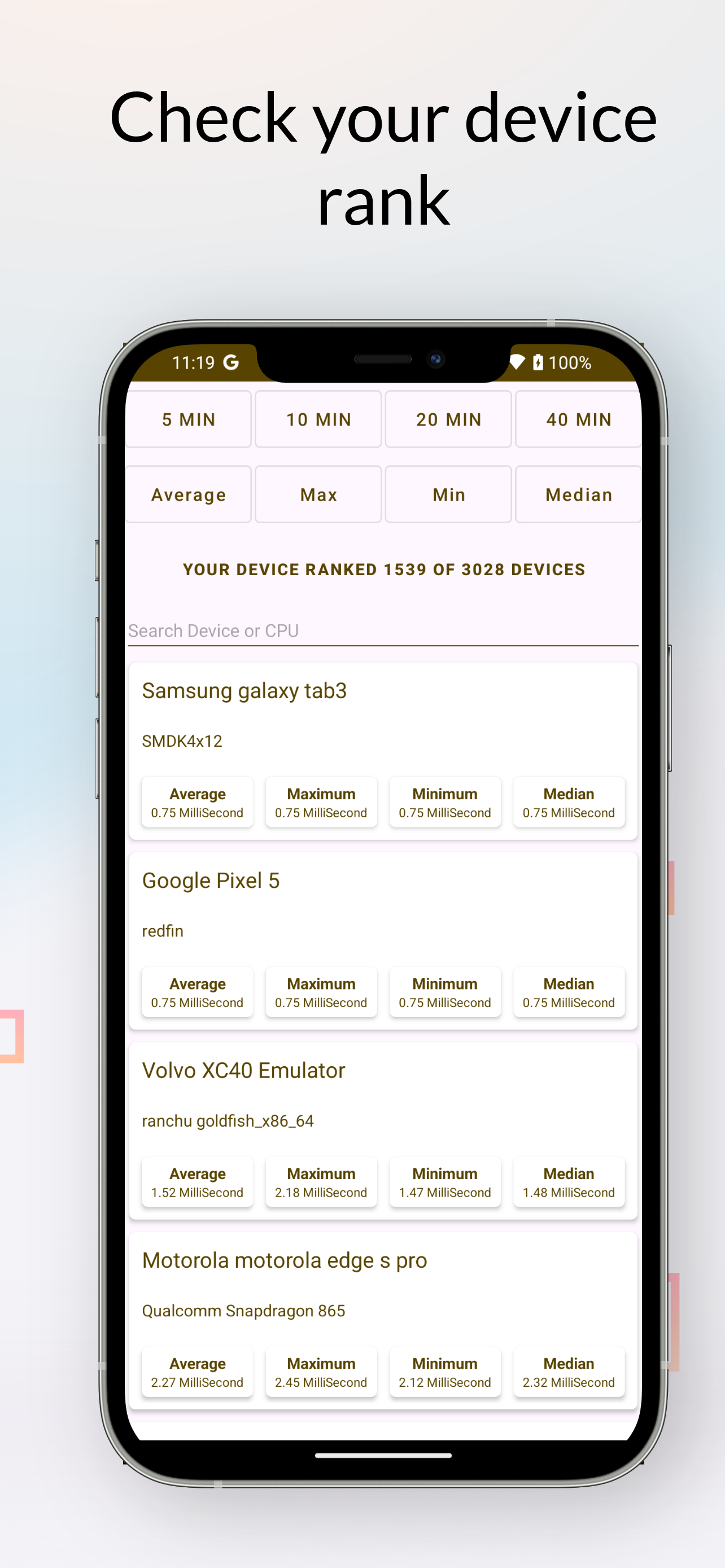 CPU Throttling Test | Indus Appstore | Screenshot