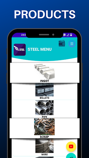 Steel Menu: Steel Price, Scrap | Indus Appstore | Screenshot