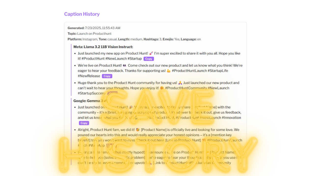 AI Caption for Instagram Photo | Indus Appstore | Screenshot