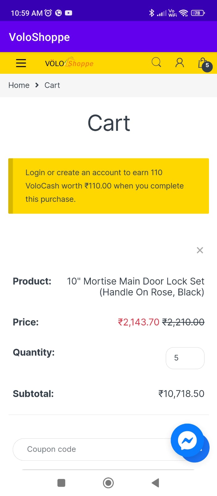 VoloShoppe | Indus Appstore | Screenshot