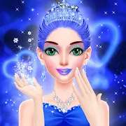 Blue Princess - Makeover Games : Makeup Dress Upapp icon