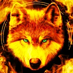 Fire Wallpaper Theme Lone Wolf | Indus Appstore | App Icon