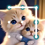 Kitty Cat Pattern Lock Screen | Indus Appstore | App Icon