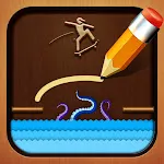 WoodStickman:PuzzleDraw | Indus Appstore | App Icon