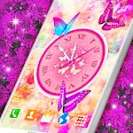 Butterfly Analog Clock | Indus Appstore | App Icon