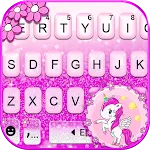 Glitter Purple Unicorn Keyboar | Indus Appstore | App Icon