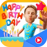 Happy birthday ecards maker | Indus Appstore | App Icon