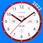 Color Analog Clock-7 | Indus Appstore | App Icon