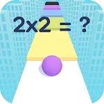 Math Run Ball 3D-sky 2048 race | Indus Appstore | App Icon