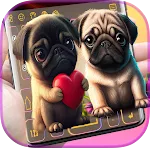 Cute pug dog keyboard | Indus Appstore | App Icon