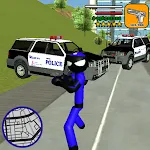 US Police Stickman Hero | Indus Appstore | App Icon