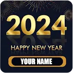 Happy New Year Name DP 2024app icon