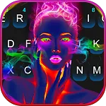 Neon Makeup Keyboard Theme | Indus Appstore | App Icon