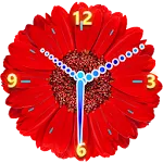 Flowers Clock Live wallpaper | Indus Appstore | App Icon