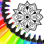 Coloring Mandala Games | Indus Appstore | App Icon