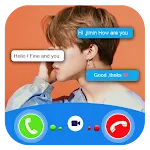 jimin bst Fake call & chat | Indus Appstore | App Icon